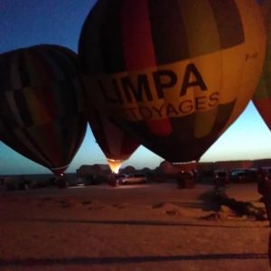 Obscurité au Tunisian Balloons Festival